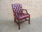 Chesterfield Ox Blood Chair - Image 8