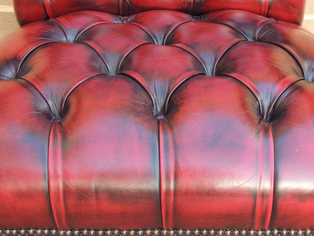 Chesterfield Ox Blood Chair - Image 10