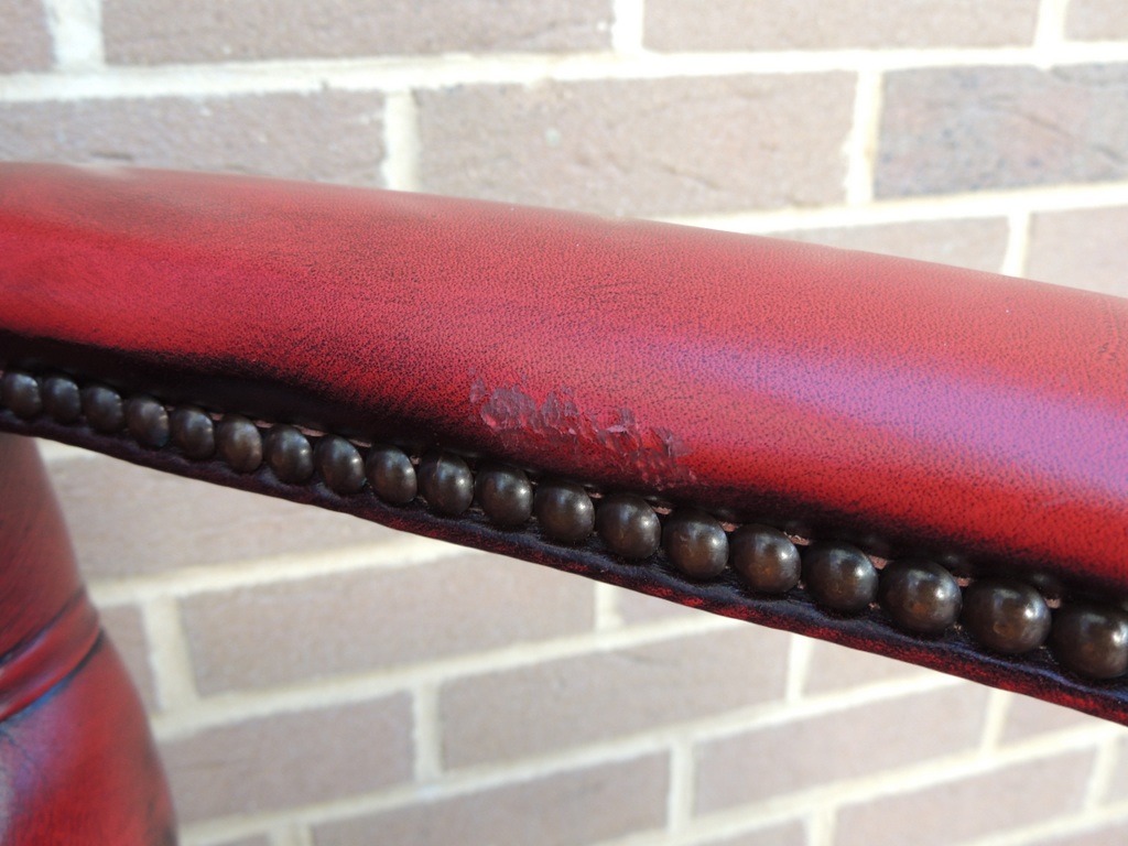Chesterfield Ox Blood Chair - Image 12