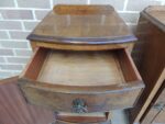 Queen Anne Walnut Bedside Cabinets - Image 10