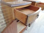 Queen Anne Walnut Bedside Cabinets - Image 11