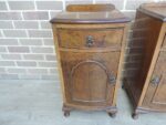 Queen Anne Walnut Bedside Cabinets - Image 13