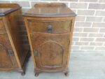 Queen Anne Walnut Bedside Cabinets - Image 14
