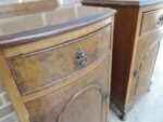 Queen Anne Walnut Bedside Cabinets - Image 18