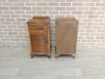 Queen Anne Walnut Bedside Cabinets - Image 20