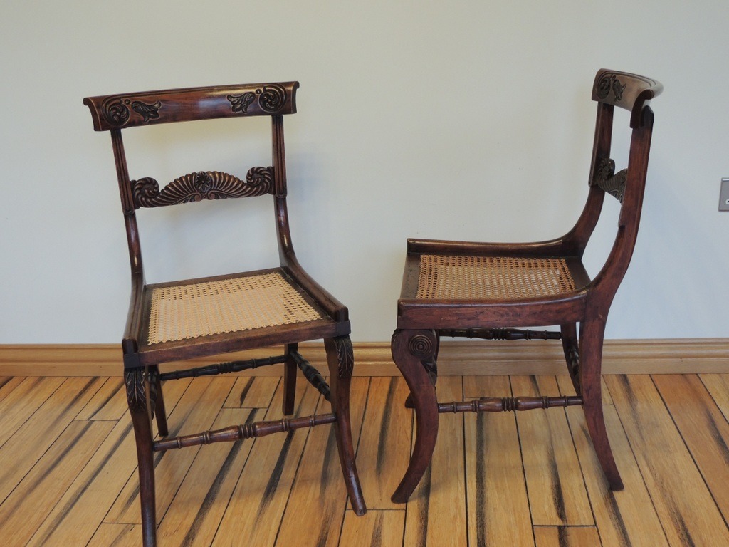 Pair of Regency Antique Chairs - Image 4