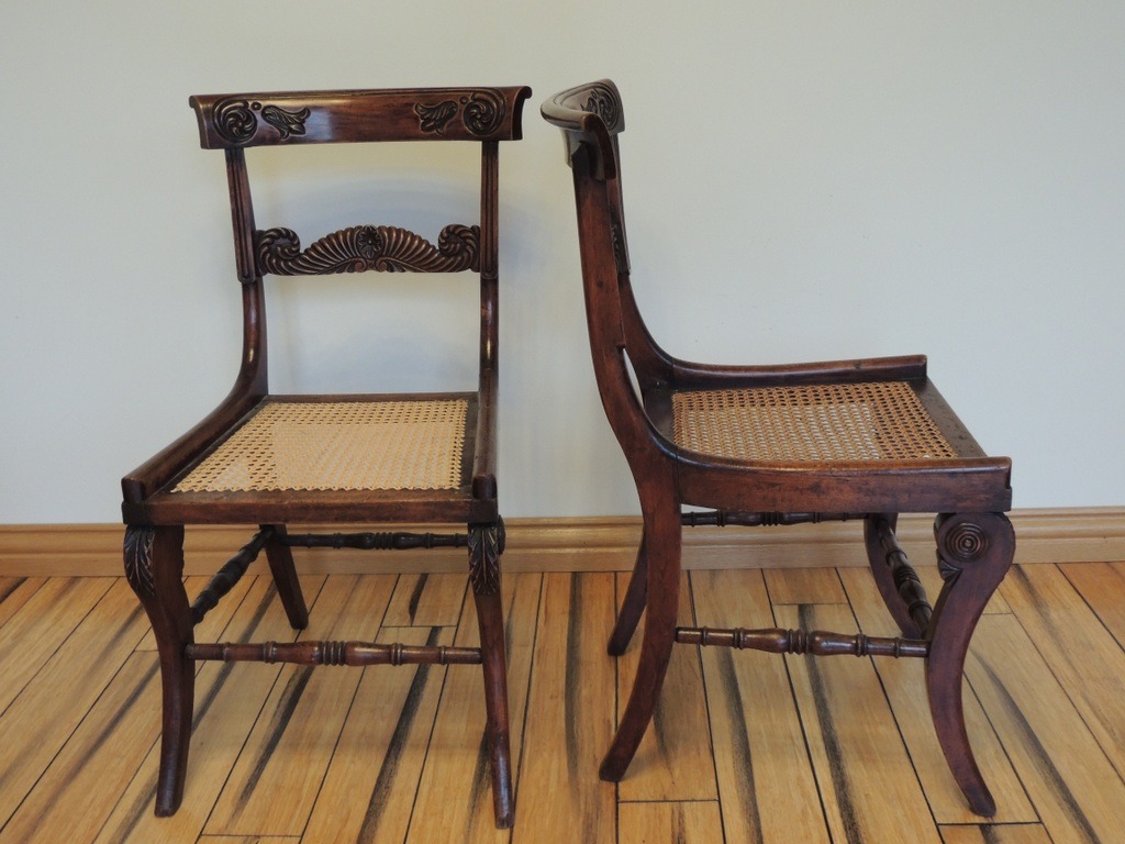 Pair of Regency Antique Chairs - Image 6