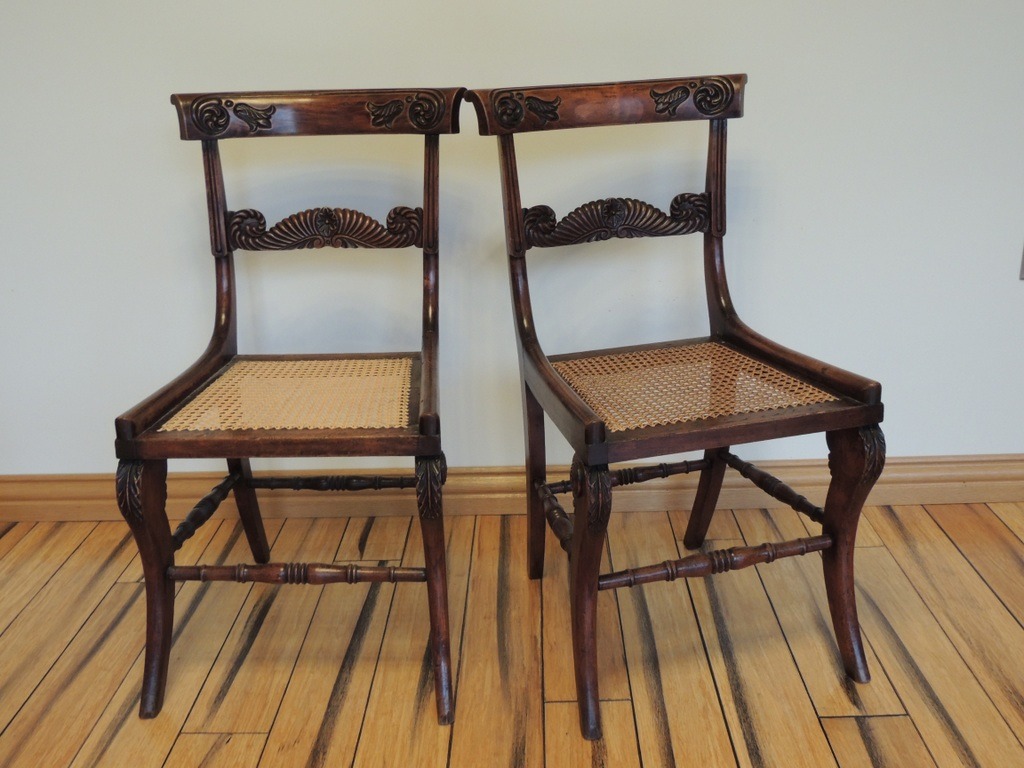 Pair of Regency Antique Chairs - Image 7