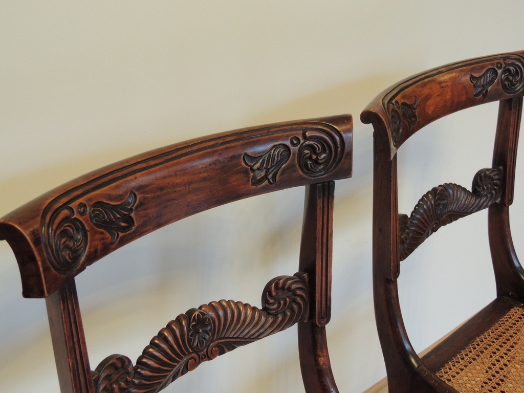 Pair of Regency Antique Chairs - Image 8