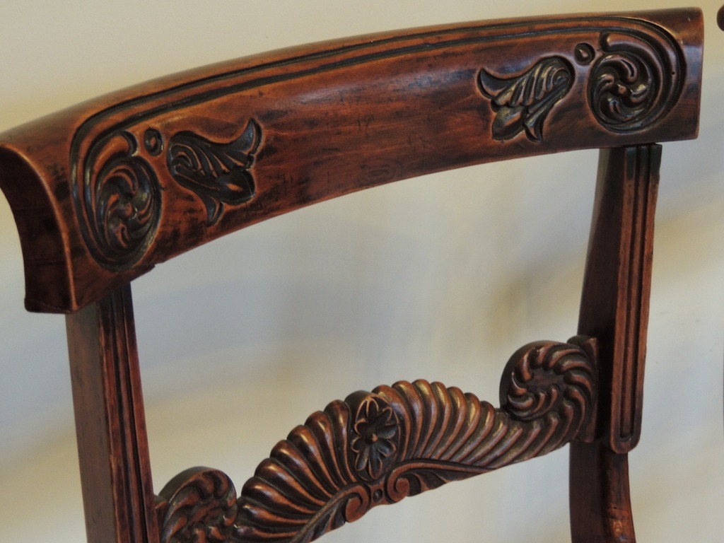Pair of Regency Antique Chairs - Image 9