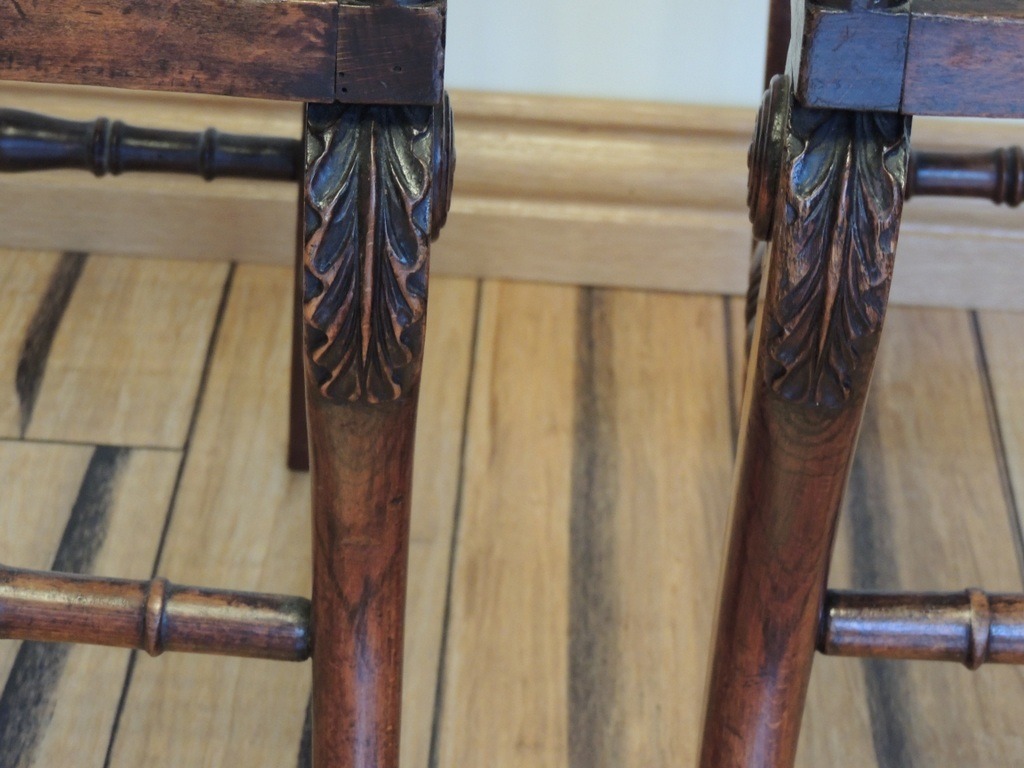 Pair of Regency Antique Chairs - Image 11