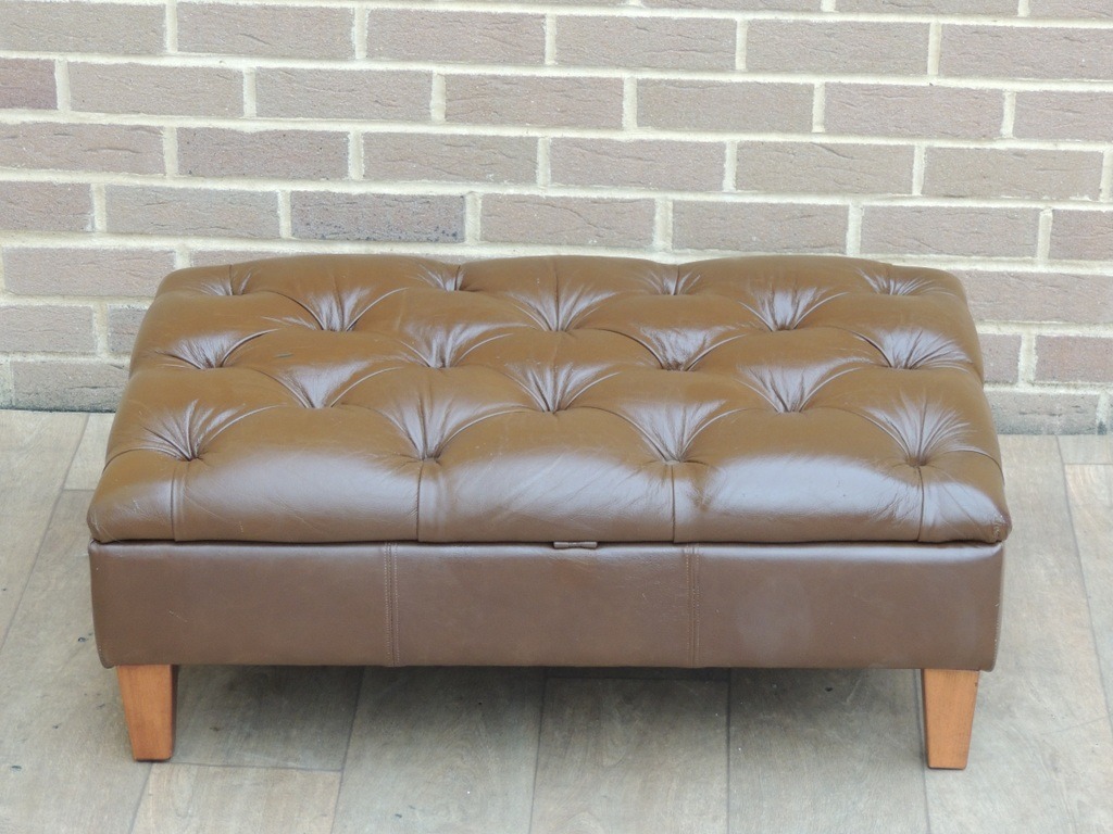 Marks and Spencer Chesterfield Ottoman Footstool - Image 2