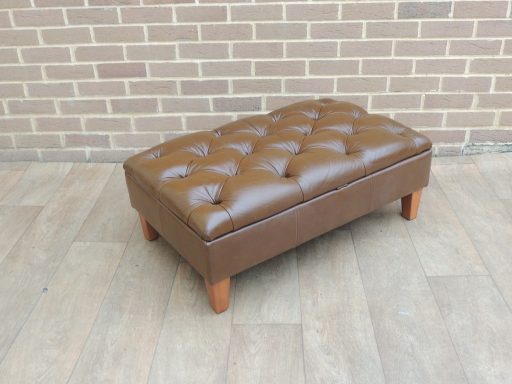 Marks and Spencer Chesterfield Ottoman Footstool - Image 5