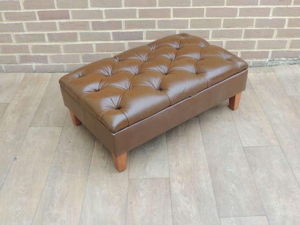 Marks and Spencer Chesterfield Ottoman Footstool - Image 6