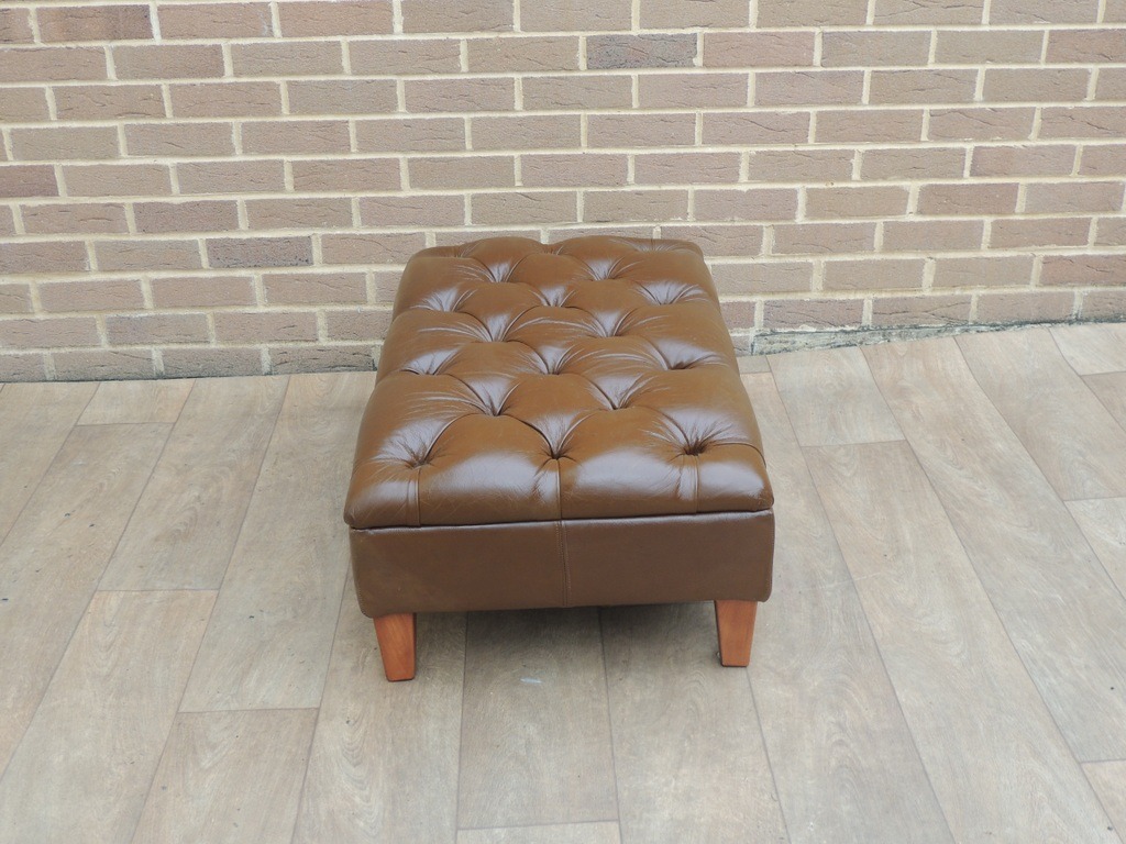 Marks and Spencer Chesterfield Ottoman Footstool - Image 7