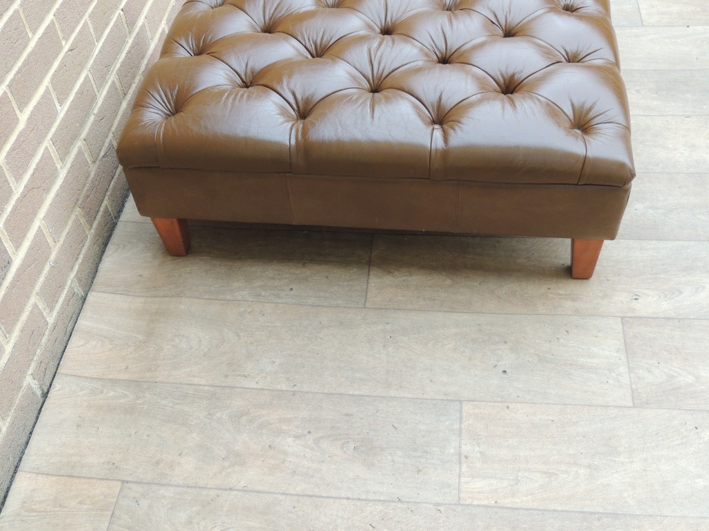 Marks and Spencer Chesterfield Ottoman Footstool - Image 8