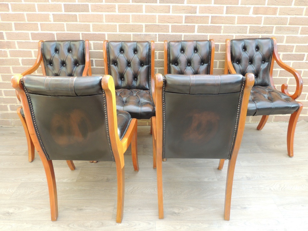 Chesterfield Dining Chairs - Image 7