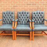 3 Chesterfield Chairs