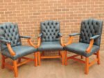 3 Chesterfield Chairs - Image 7
