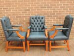 3 Chesterfield Chairs - Image 8