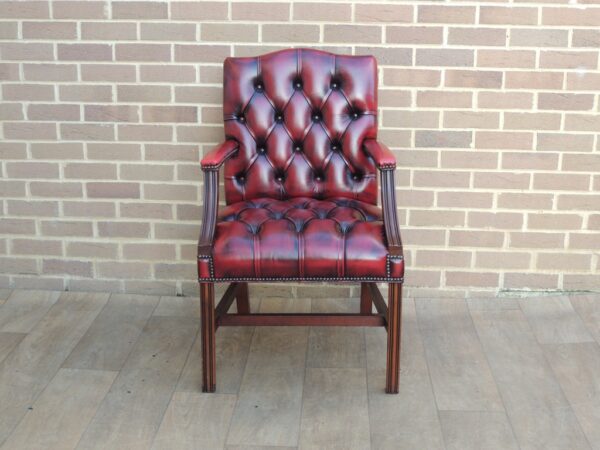 Chesterfield Ox Blood Chair