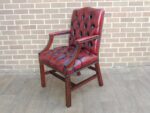 Chesterfield Ox Blood Chair - Image 4