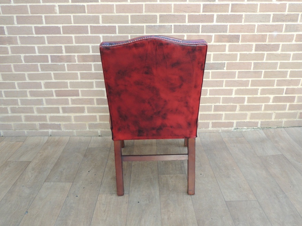 Chesterfield Ox Blood Chair - Image 6