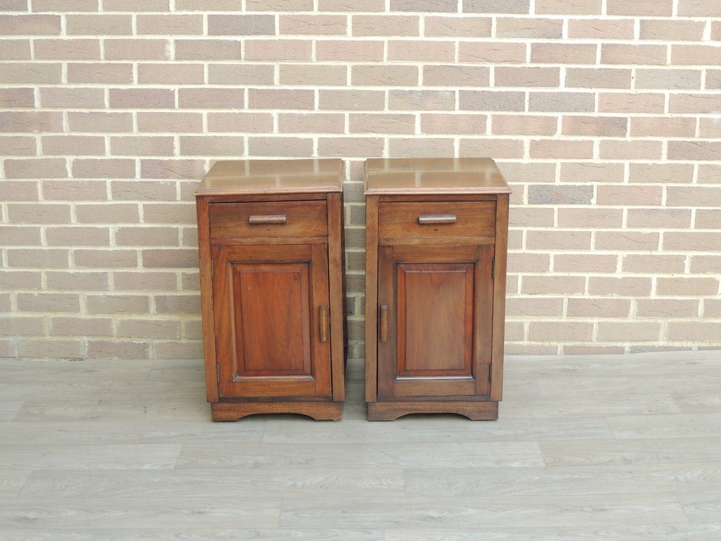 Pair of Vintage Bedside Cabinets - Image 2