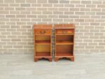 Pair of Burr Side Tables