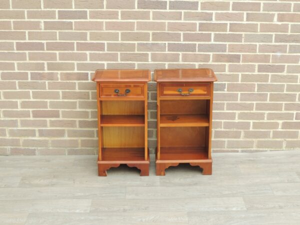 Pair of Burr Side Tables