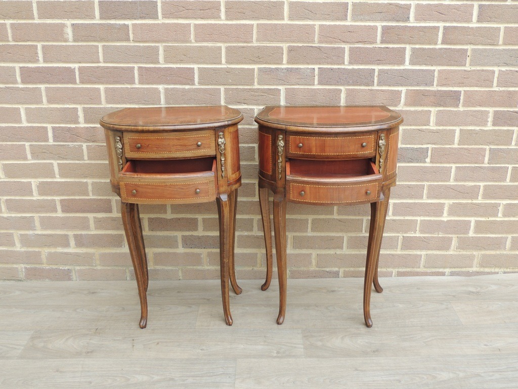 French Louis XV Bedside Tables - Image 5