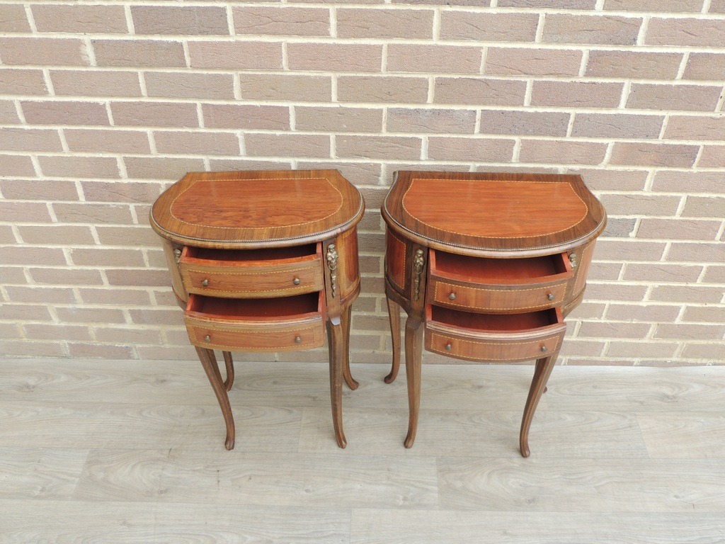 French Louis XV Bedside Tables - Image 6