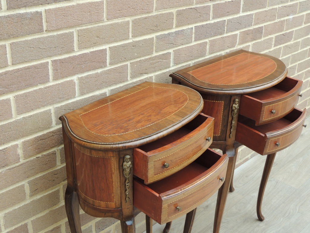French Louis XV Bedside Tables - Image 7