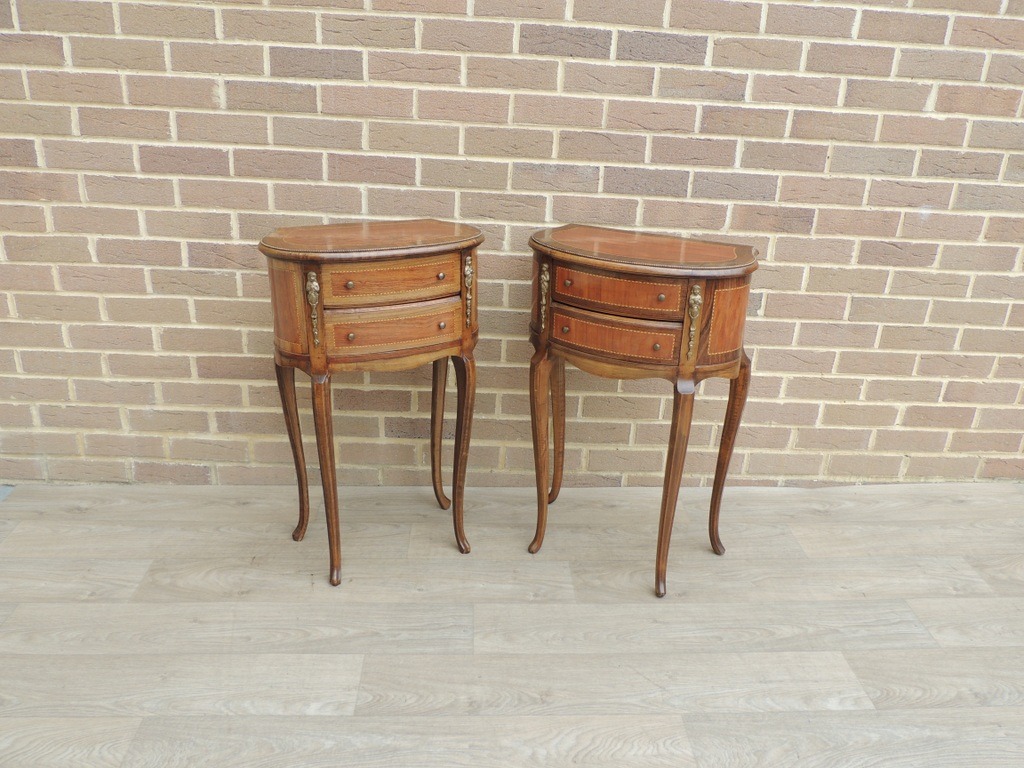 French Louis XV Bedside Tables - Image 11