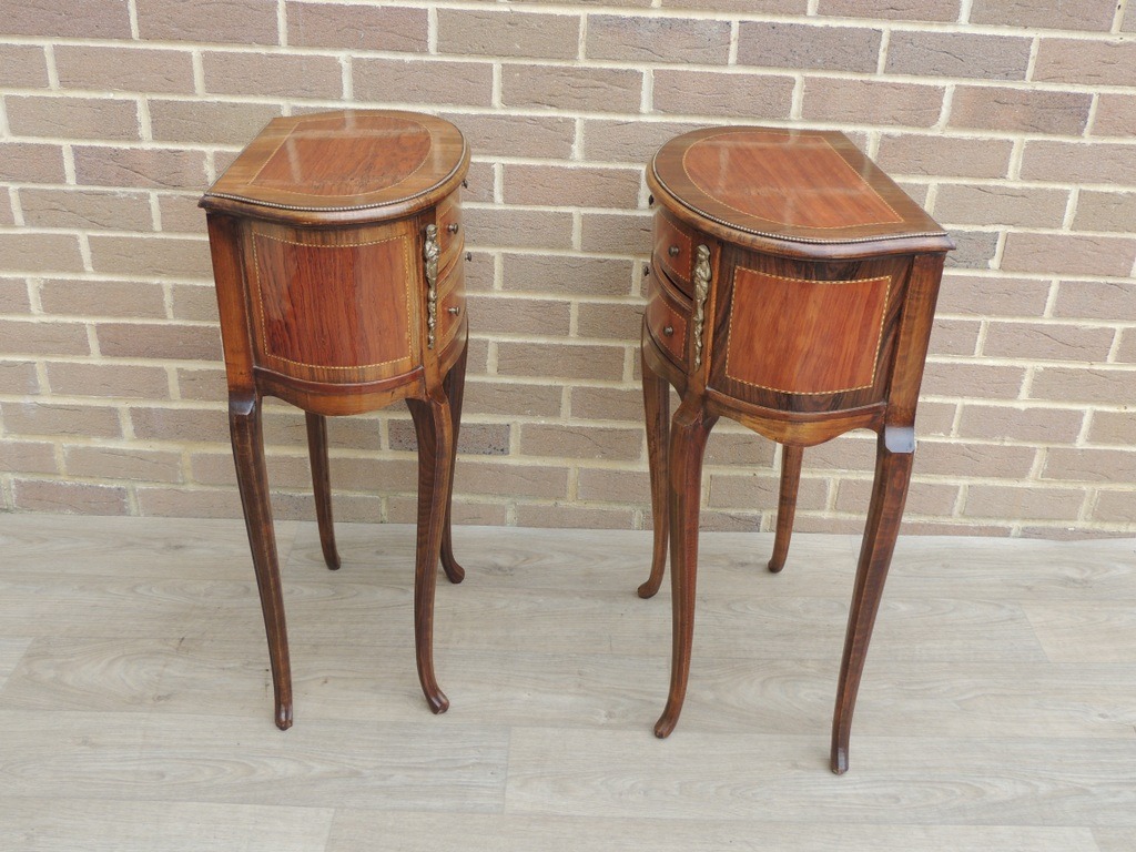 French Louis XV Bedside Tables - Image 16