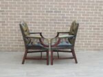 Pair of English Chesterfield Gainsborough Chairs - Image 6