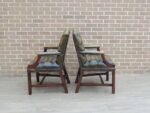 Pair of English Chesterfield Gainsborough Chairs - Image 9