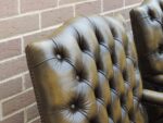 Pair of English Chesterfield Gainsborough Chairs - Image 12