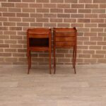 Pair of French Cherry Bedside Tables