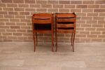 Pair of French Cherry Bedside Tables - Image 4