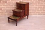 English Mahogany Library Antique Steps