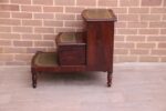 English Mahogany Library Antique Steps - Image 4