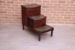 English Mahogany Library Antique Steps - Image 10