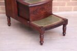English Mahogany Library Antique Steps - Image 12