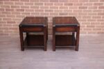 Military Campaign Bedside Tables - Image 13