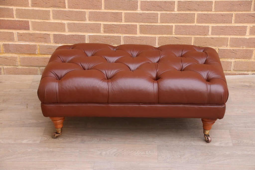 Chesterfield Long Footstool - Image 3