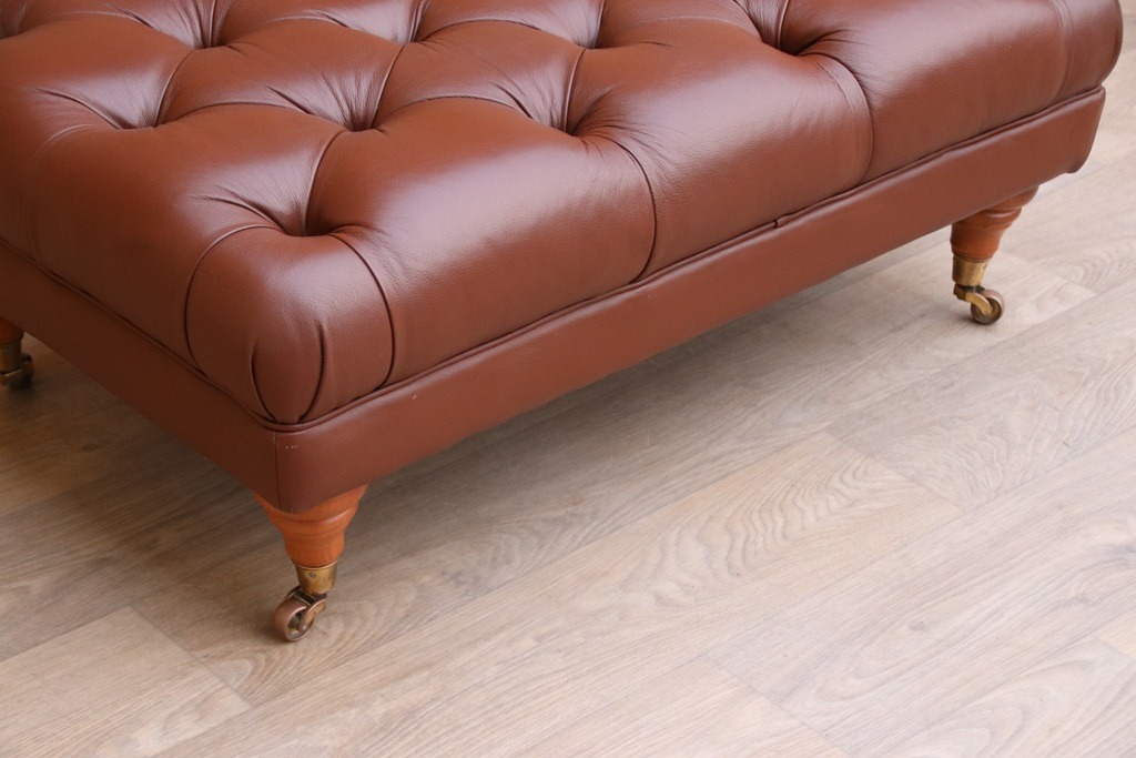 Chesterfield Long Footstool - Image 4
