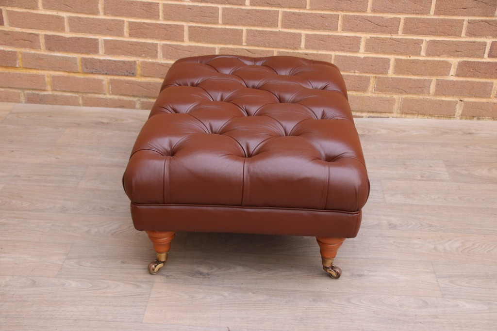 Chesterfield Long Footstool - Image 7