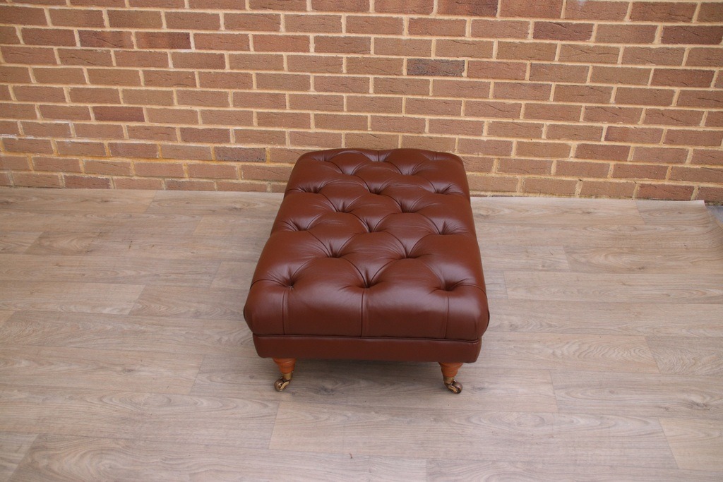 Chesterfield Long Footstool - Image 9