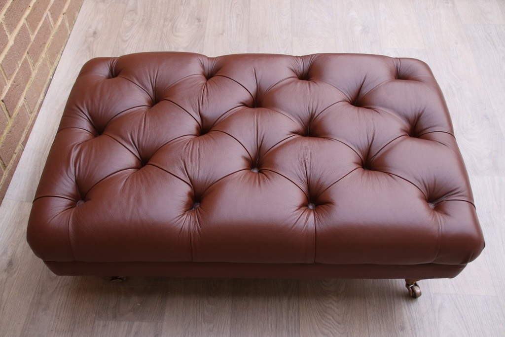 Chesterfield Long Footstool - Image 8